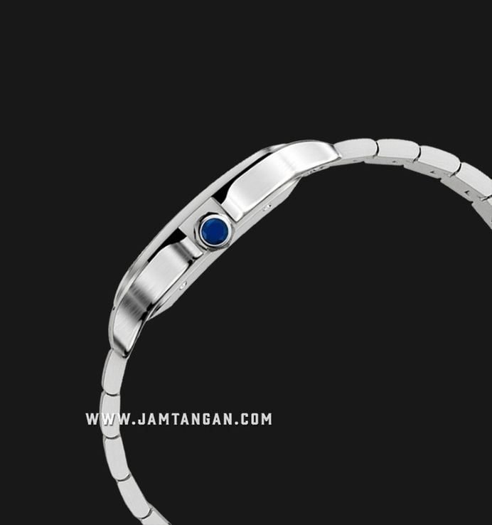 Cartier Santos de Cartier WSSA0018 Men White Dial Stainless Steel Strap
