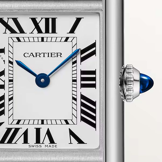 Cartier Tank Must Small WSTA0089 SolarBeat™ Photovoltaic Silvered