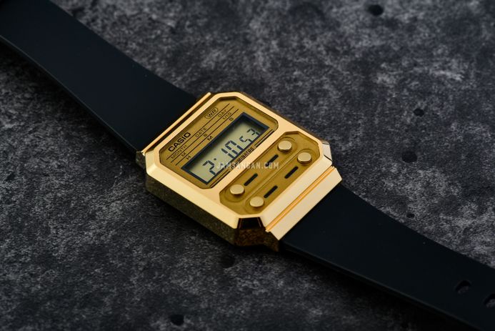 Casio Digital A100WEFG-9AEF - Stijlvolle Dames Horloge Met Digitale Weergave