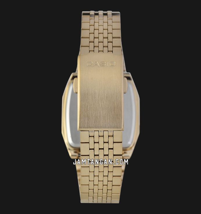 Casio General A1100G-5DF Digital Dial Gold Stainless Steel Band