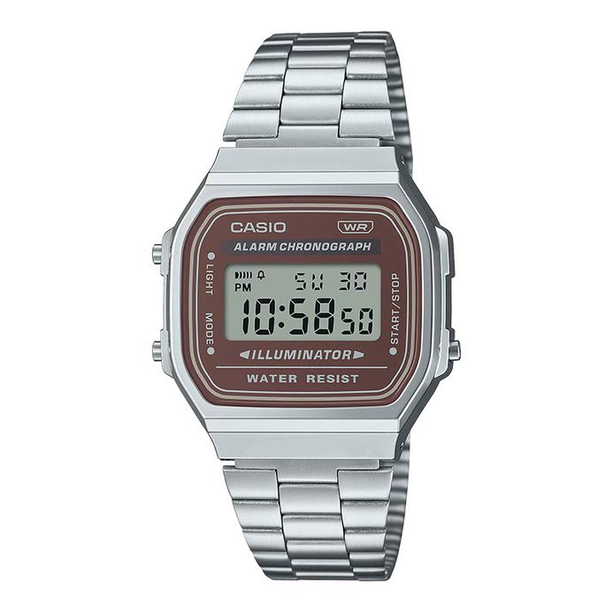 Casio General A168WA-5AYDF Vintage Youth Digital Dial Stainless