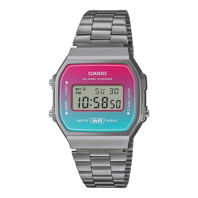 Casio General A168WERB-2ADF Vintage Digital Dial Gunmetal