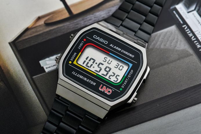 Casio General A168WEUC-1A A168WEUC-1ADR UNO Collaboration Digital Dial ...