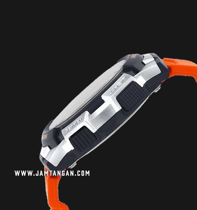 Casio General AE-1000W-4BVDF 10 Year Battery Water Resistance 100M Orange Resin Band