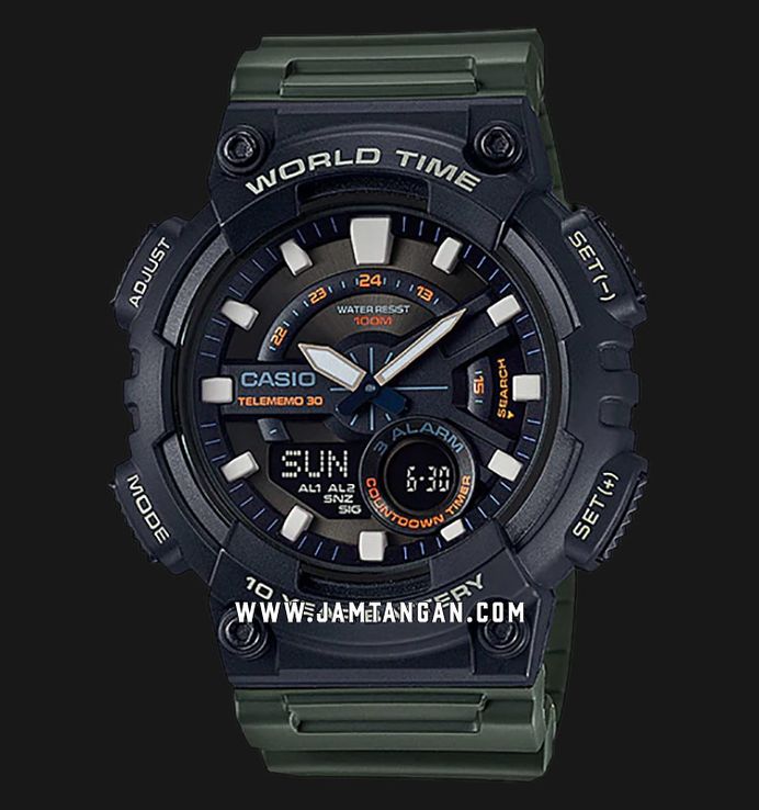 Jam casio analog digital top