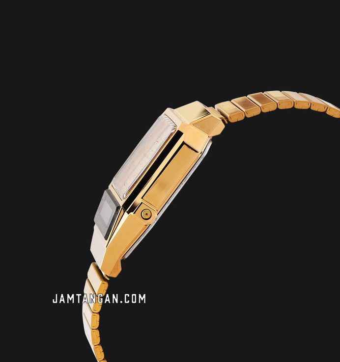 Casio General AQ-800EG-9ADF Light Gold Dial Gold Stainless Steel Band