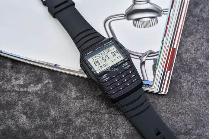 Jam casio data bank top