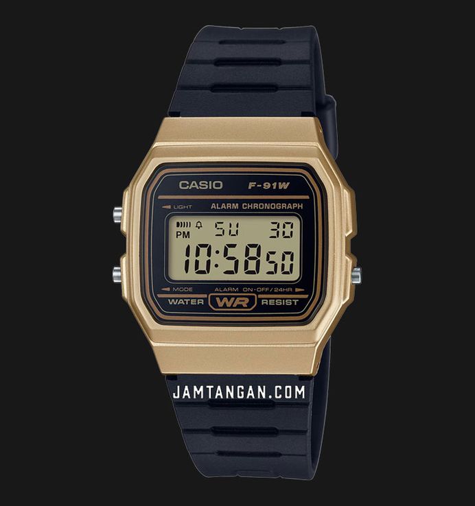 Casio General F-91WM-9ADF Vintage Series Digital Dial Black Resin Band