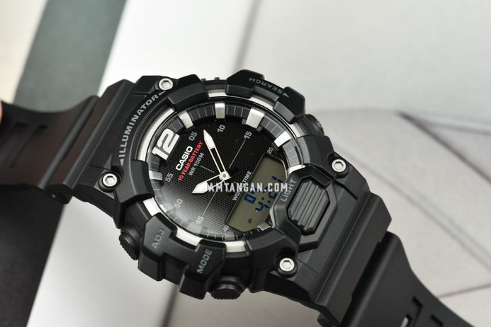 Casio General HDC-700-1AVDF Digital Analog Dial Black Resin Band