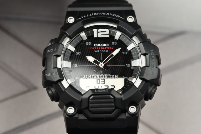 Casio General HDC-700-1AVDF Digital Analog Dial Black Resin Band