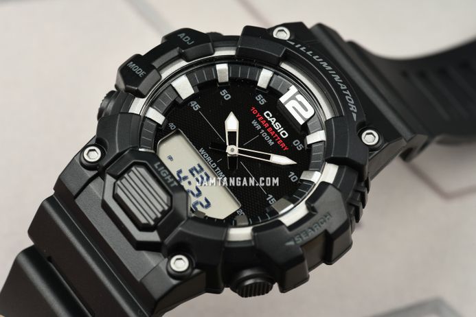 Casio General HDC-700-1AVDF Digital Analog Dial Black Resin Band