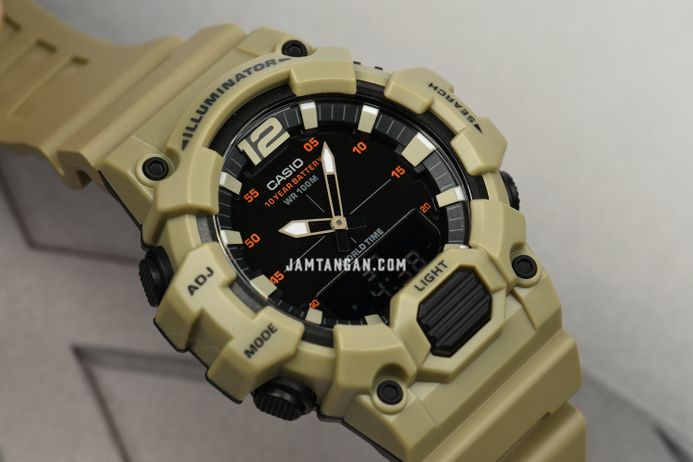 Casio General HDC-700-3A3VDF Digital Analog Dial Khaki Resin Band