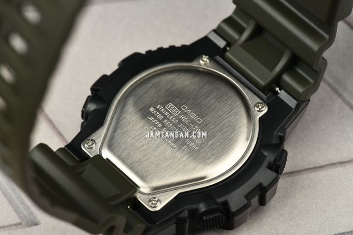 Casio General HDC-700-3AVDF Digital Analog Dial Green Resin Band