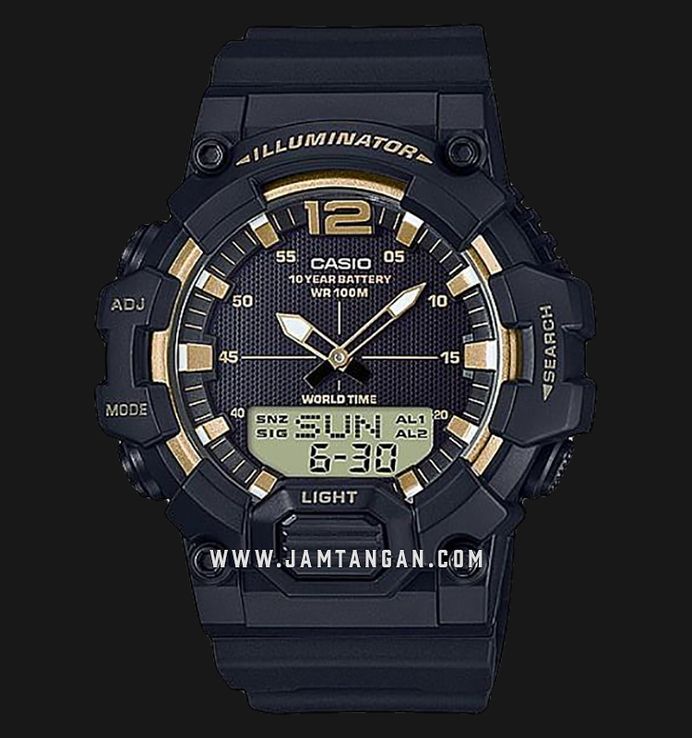 Casio General HDC-700-9AVDF Digital Analog Dial Black Resin Band