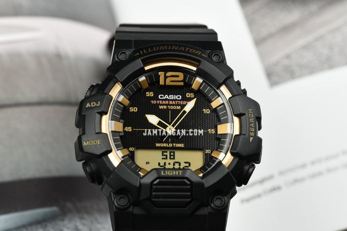 Casio General HDC-700-9AVDF Digital Analog Dial Black Resin Band