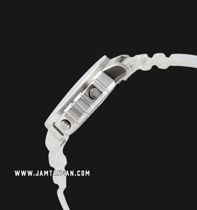 Casio General LA-20WHS-7ADF Digital Dial Transparent Resin Band