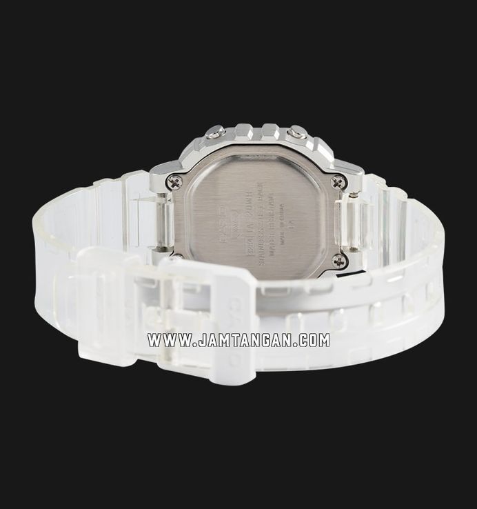 Casio General LA-20WHS-7ADF Digital Dial Transparent Resin Band