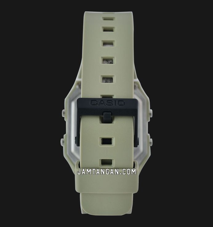 Casio General LF-20W-3ADF Pop Digital Dial Sage Green Resin Band
