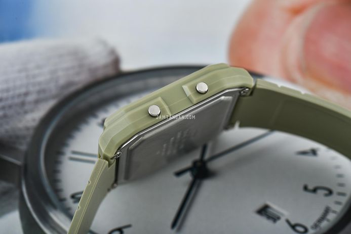 Casio General LF-20W-3ADF Pop Digital Dial Sage Green Resin Band