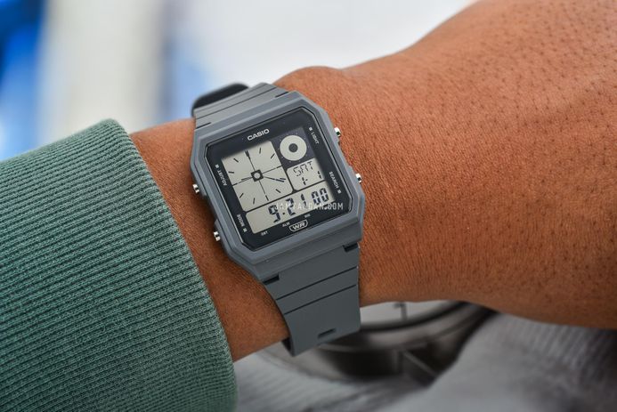 Casio General LF-20W-8A2DF Pop Digital Dial Grey Resin Band