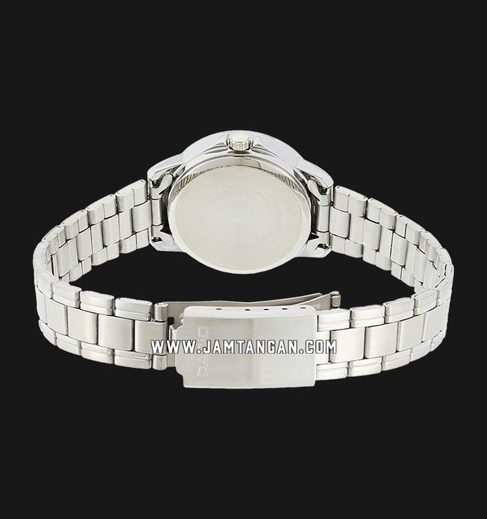 Casio General LTP-V004D-7B2UDF Ladies Silver Dial Stainless Steel Band