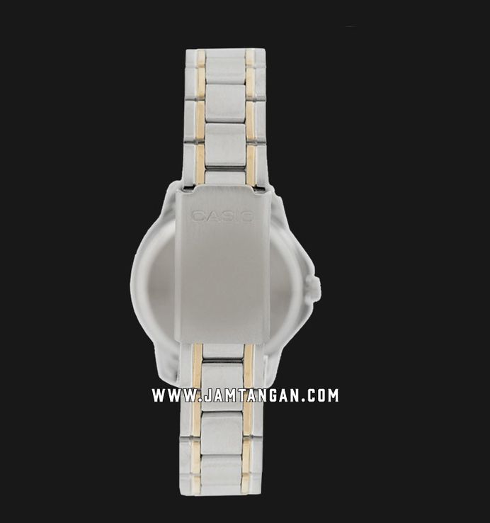 Casio General LTP-V004SG-9AUDF Ladies Gold Sunray Dial Dual Tone Stainless Steel Band