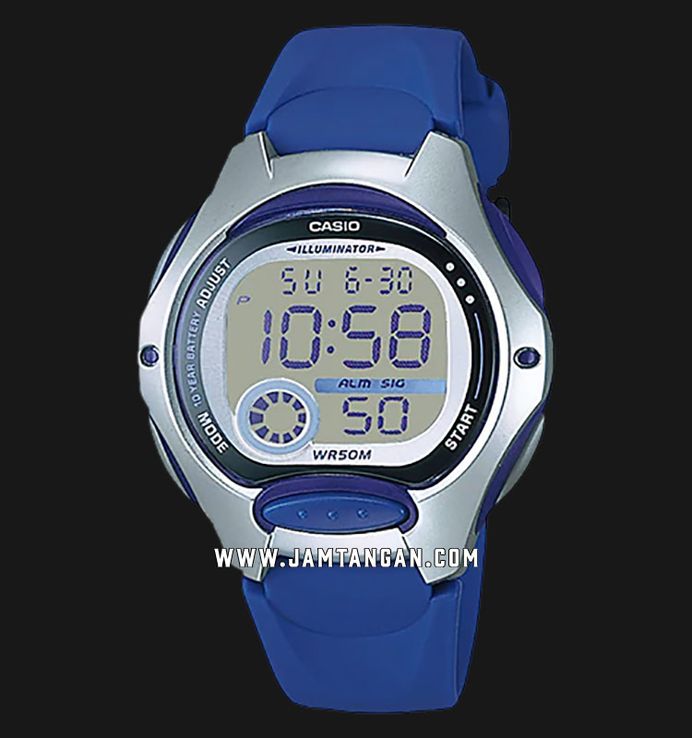 Casio General LW-200-2AVDF Digital Dial Blue Resin Band