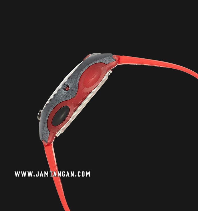 Casio General LW-200-4AVDF 10 Years Battery Life Digital Dial Red Rubber Band