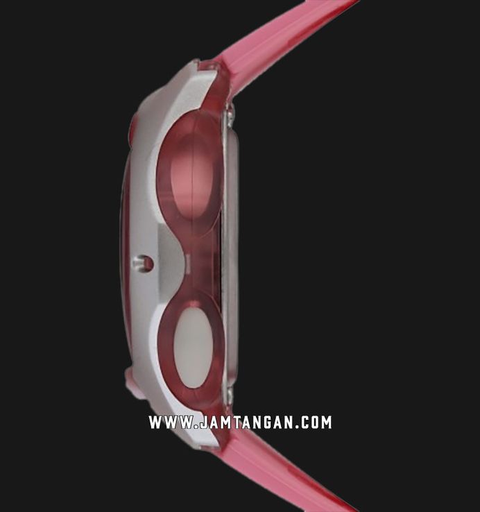 Casio General LW-200-4BVDF Digital Dial Pink Resin Band