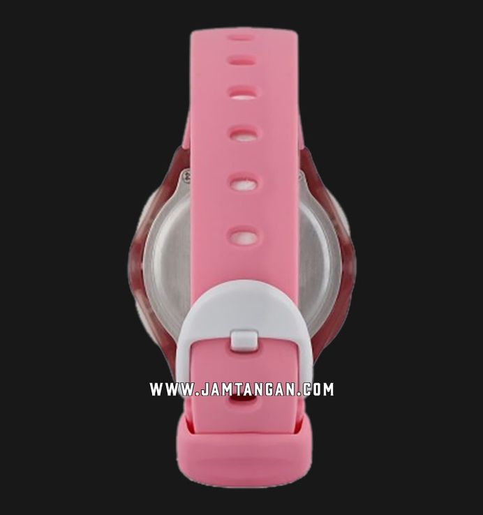 Casio General LW-200-4BVDF Digital Dial Pink Resin Band
