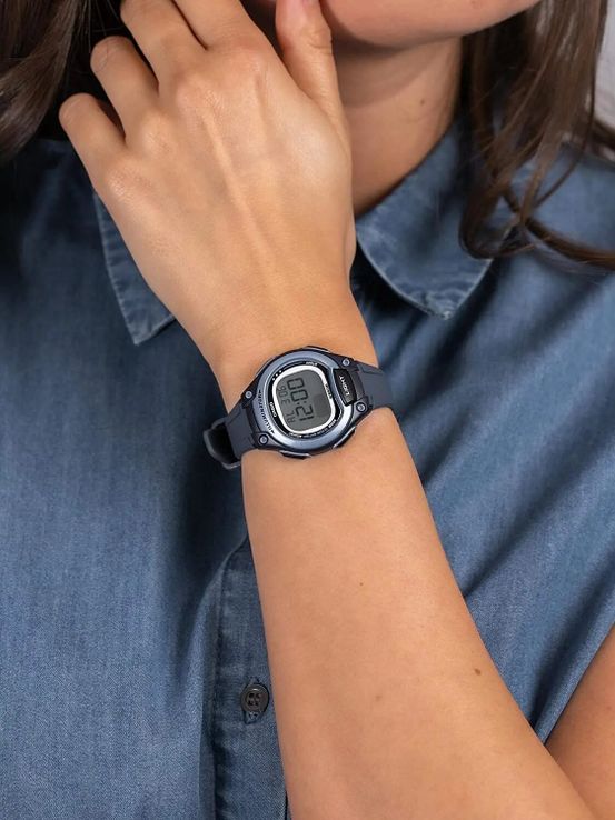 Casio General LW-203-2AVDF Digital Dial Blue Resin Band