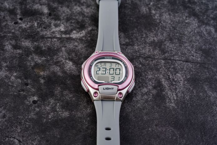 Casio General LW-203-8AVDF Digital Dial Grey Resin Band
