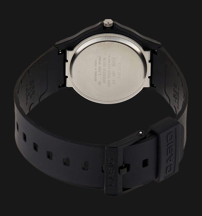 Casio General MQ-24-1B2LDF Classic Black Dial Black Resin Band