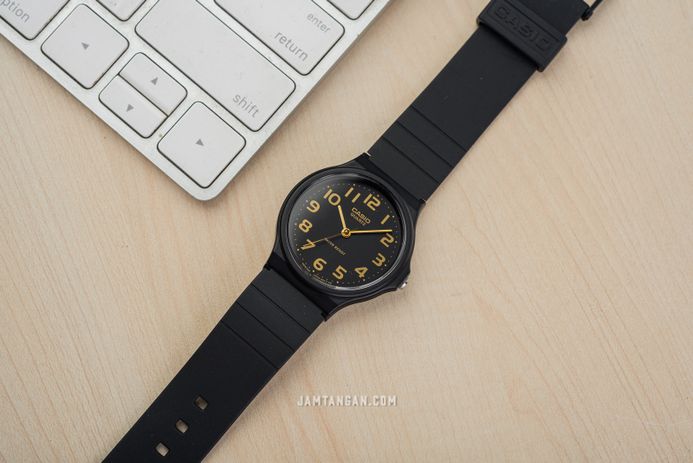 Casio General MQ-24-1B2LDF Classic Black Dial Black Resin Band