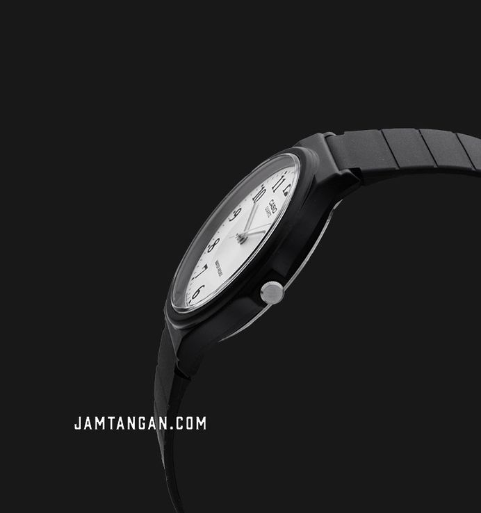 Casio General MQ-24-7B3LDF White Silver Dial Black Resin Band