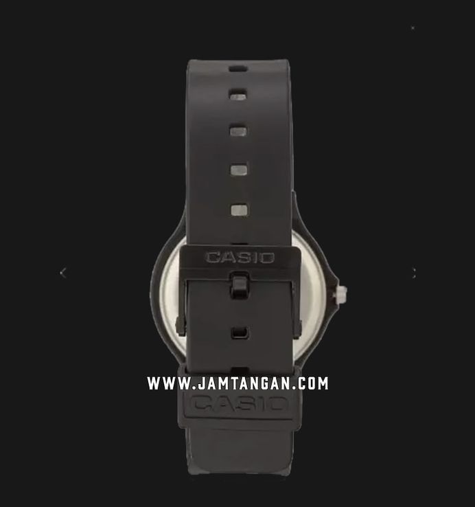Casio General MQ-24-7BLDF Classic White Dial Black Resin Band