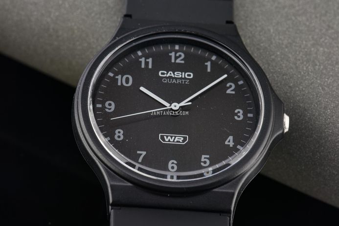 Casio General MQ-24B-1BDF Pop Analog Black Dial Black Resin Band