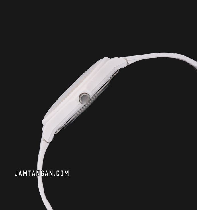 Casio General MQ-24B-7BDF Pop Analog White Dial White Resin Band