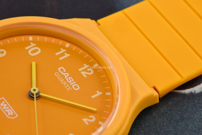 Casio General MQ-24B-9BDF Pop Analog Yellow Dial Yellow Resin Band