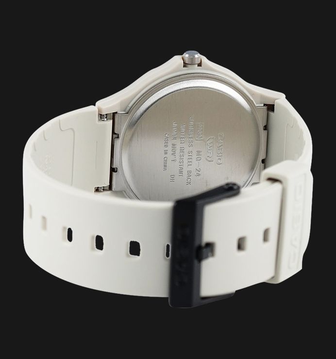 Casio Standard MQ-24UC-8BDF Black Dial Matte Beige Resin Band