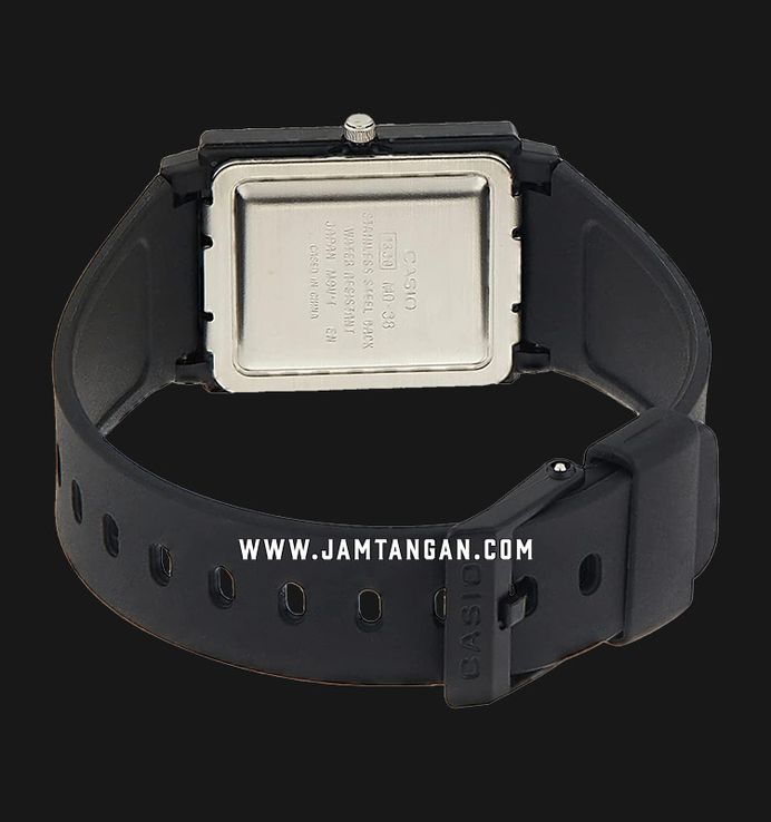 Casio General MQ-38-1ADF Black Dial Black Resin Strap
