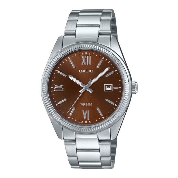 Casio General MTP-1302DD-5A MTP-1302DD-5AVDF Men Brown Dial