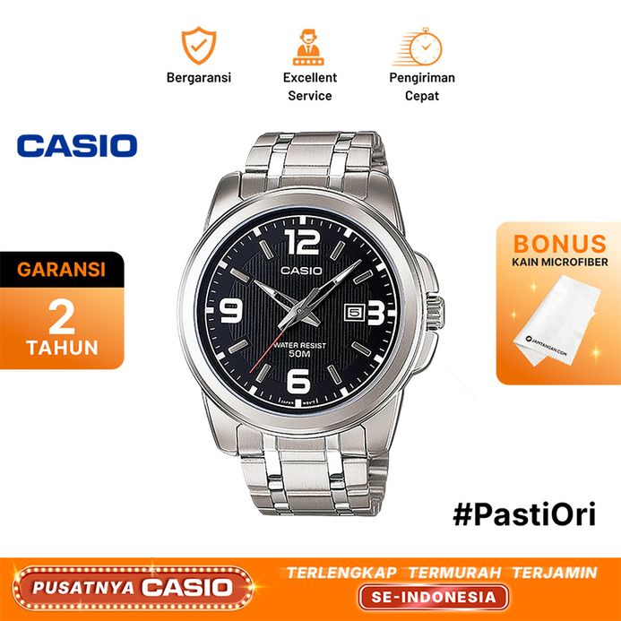 Casio General MTP-1314D-1A MTP-1314D-1AVDF Enticer Men Black Dial