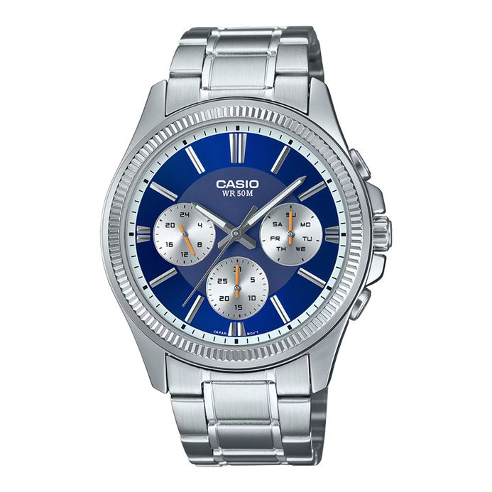 Casio General MTP-1375D-2A1 MTP-1375D-2A1VDF Men Blue Dial