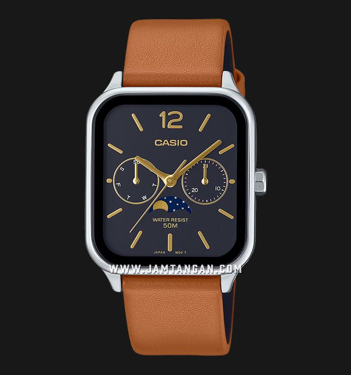 Casio General MTP-M305L-1A MTP-M305L-1AVDF Men Moon Phase