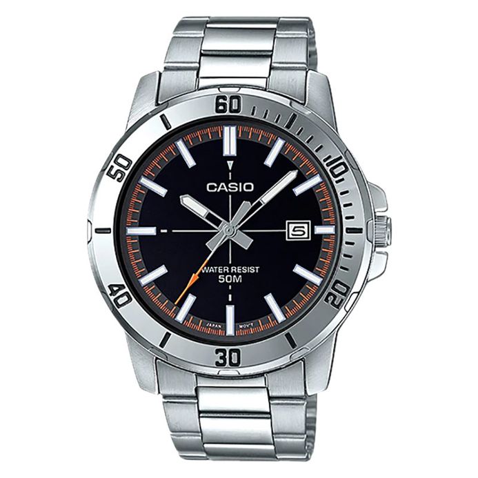 Casio General MTP-VD01D-1E2 MTP-VD01D-1E2VUDF Enticer Men Black