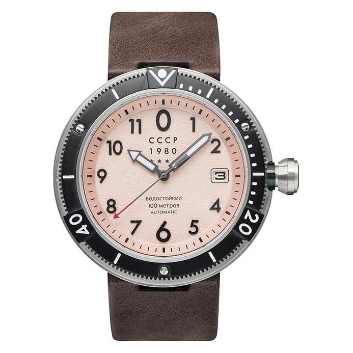 CCCP Kashalot Submarine CP-7004-01 Automatic Rose Gold Dial Dark