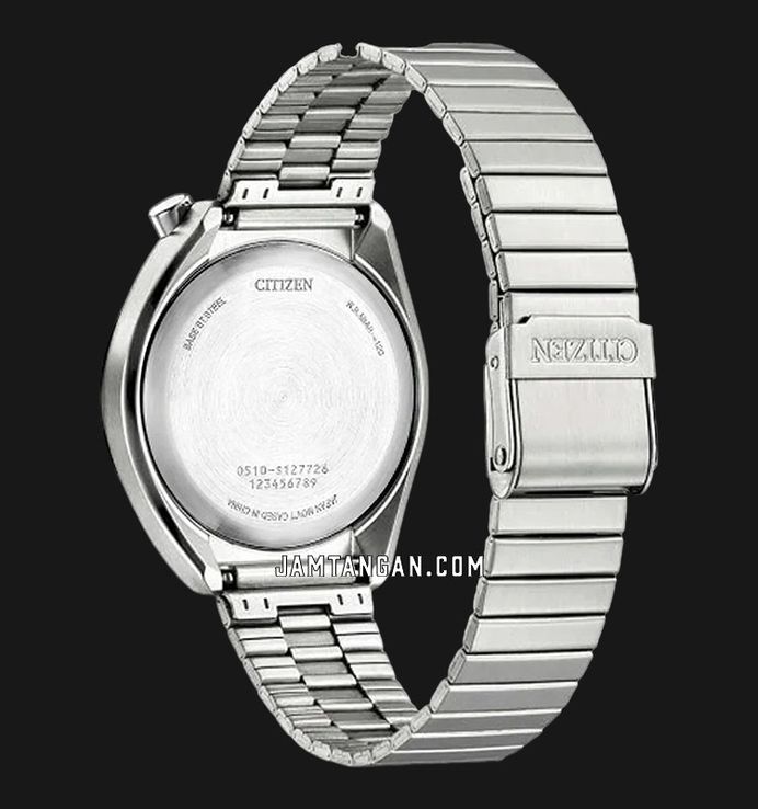 Citizen Chronograph AN3660-81A Tsuno Crono Bullhead Panda Record Label Stainless Steel Strap