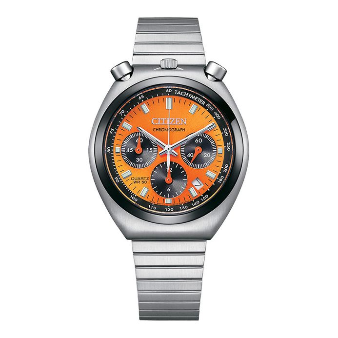 Citizen Chronograph AN3660-81X Tsuno Chrono Bullhead Orange Dial