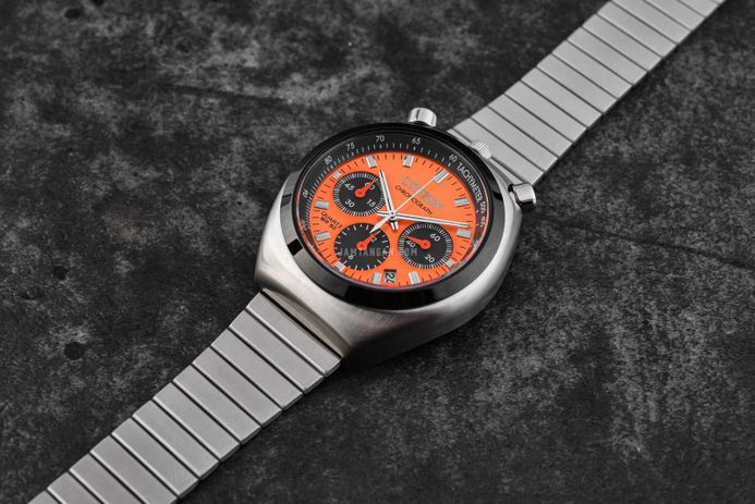 Citizen Chronograph AN3660-81X Tsuno Chrono Bullhead Orange Dial